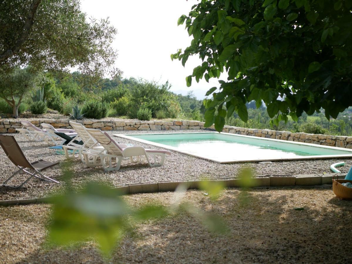 Les Agaves Piscine Panoramique Vue Exceptionnelle Bed & Breakfast Grospierres Ngoại thất bức ảnh